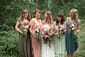 bride and bride maids