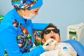 man with dentist
